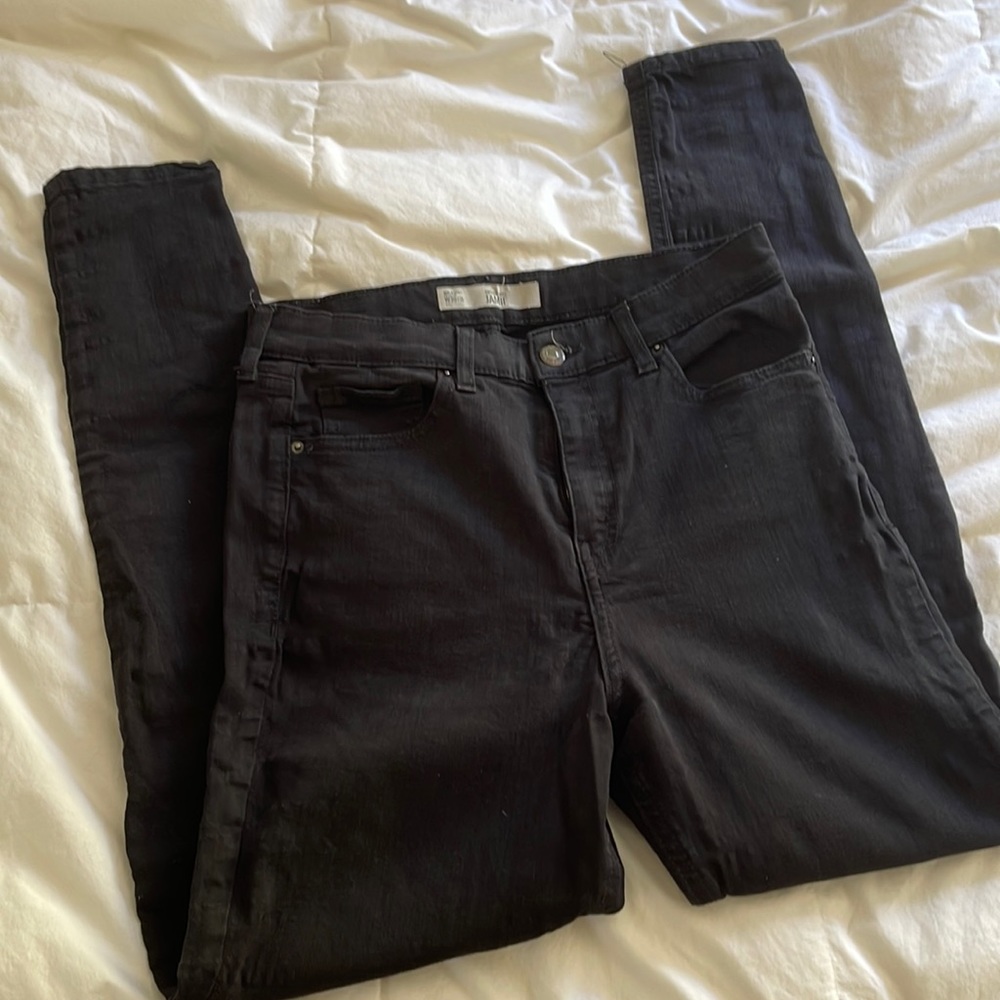 Black Jamie top shop hi rise skinny jeans. W30. So stretchy and comfy!